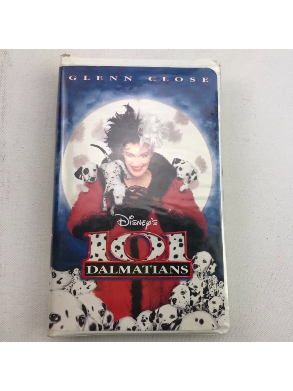 VHS Disney 101 Dalmatians Clamshell Movie Glen Close